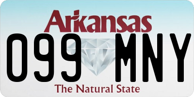 AR license plate 099MNY