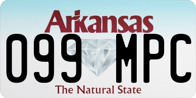 AR license plate 099MPC