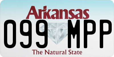 AR license plate 099MPP