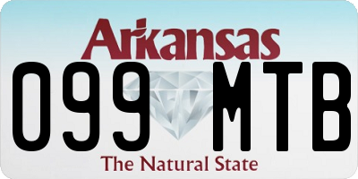 AR license plate 099MTB
