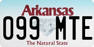 AR license plate 099MTE