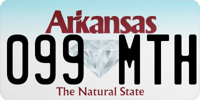 AR license plate 099MTH