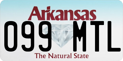AR license plate 099MTL
