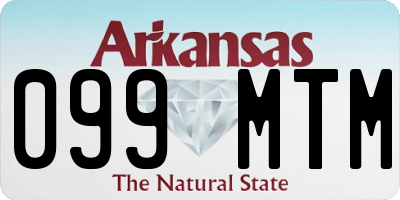 AR license plate 099MTM