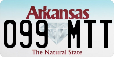 AR license plate 099MTT