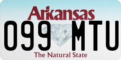 AR license plate 099MTU