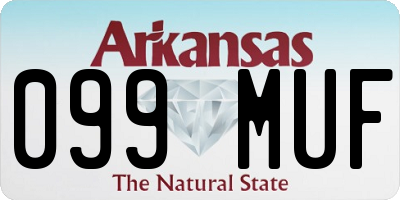 AR license plate 099MUF