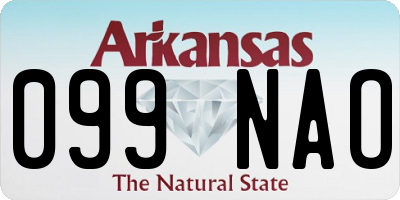 AR license plate 099NAO