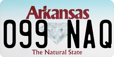 AR license plate 099NAQ