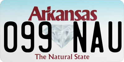 AR license plate 099NAU