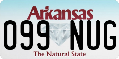 AR license plate 099NUG