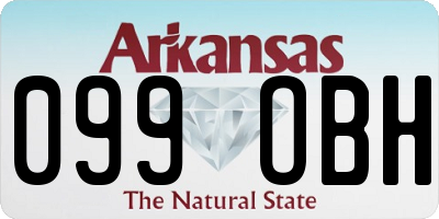 AR license plate 099OBH