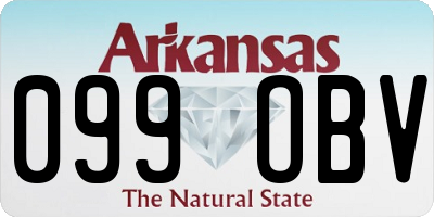 AR license plate 099OBV