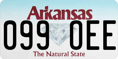 AR license plate 099OEE