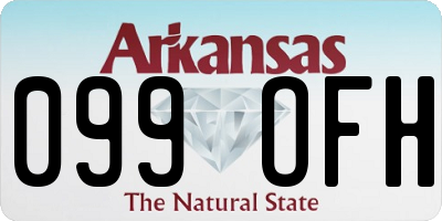 AR license plate 099OFH