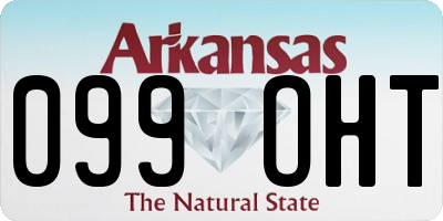 AR license plate 099OHT
