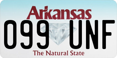 AR license plate 099UNF
