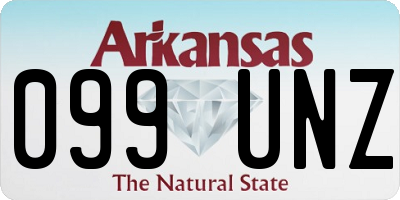 AR license plate 099UNZ