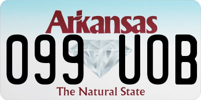 AR license plate 099UOB