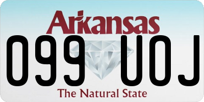 AR license plate 099UOJ