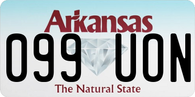 AR license plate 099UON