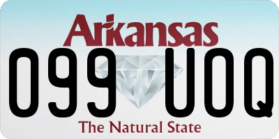 AR license plate 099UOQ