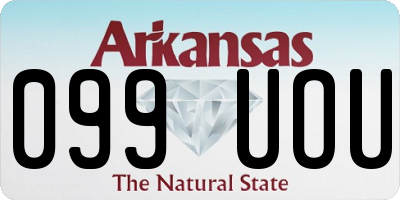 AR license plate 099UOU