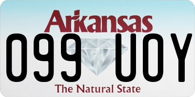 AR license plate 099UOY