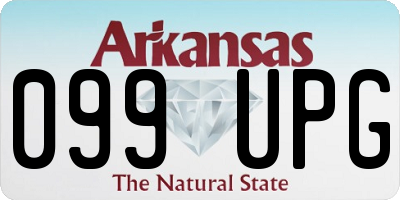 AR license plate 099UPG
