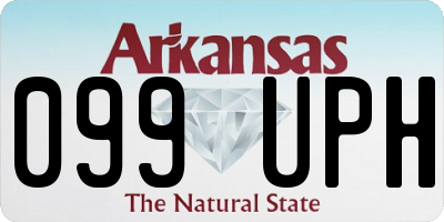 AR license plate 099UPH
