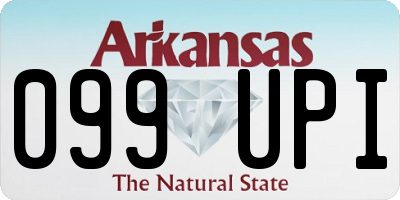 AR license plate 099UPI