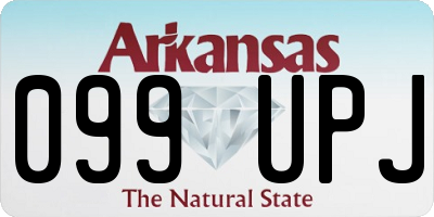 AR license plate 099UPJ