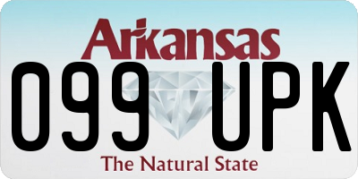 AR license plate 099UPK