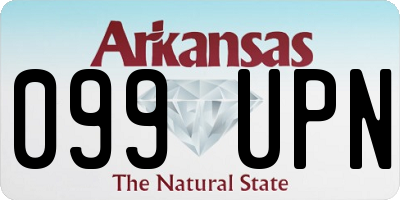 AR license plate 099UPN