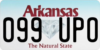 AR license plate 099UPO