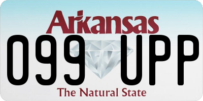 AR license plate 099UPP