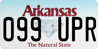 AR license plate 099UPR