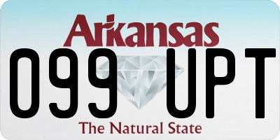 AR license plate 099UPT