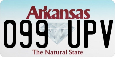 AR license plate 099UPV