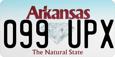 AR license plate 099UPX