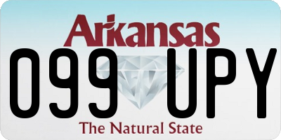 AR license plate 099UPY
