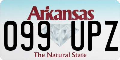 AR license plate 099UPZ