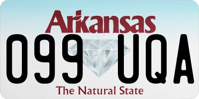 AR license plate 099UQA