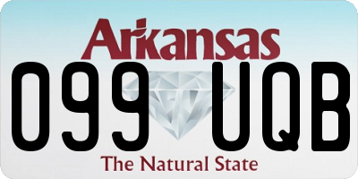 AR license plate 099UQB