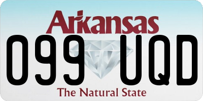 AR license plate 099UQD
