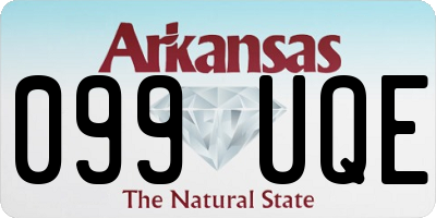 AR license plate 099UQE