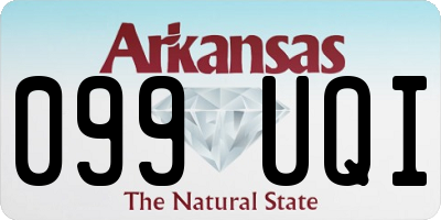 AR license plate 099UQI