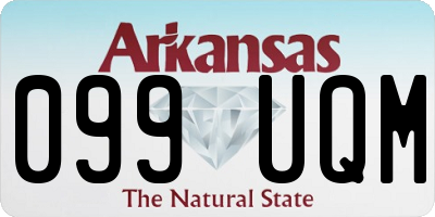 AR license plate 099UQM
