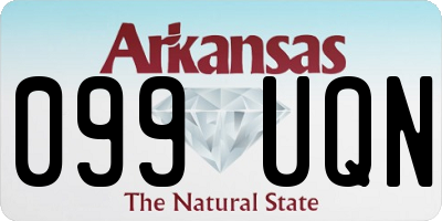AR license plate 099UQN