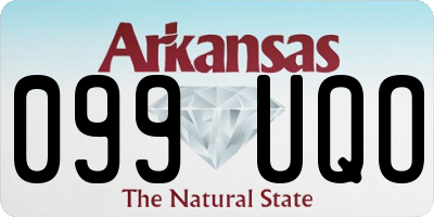 AR license plate 099UQO